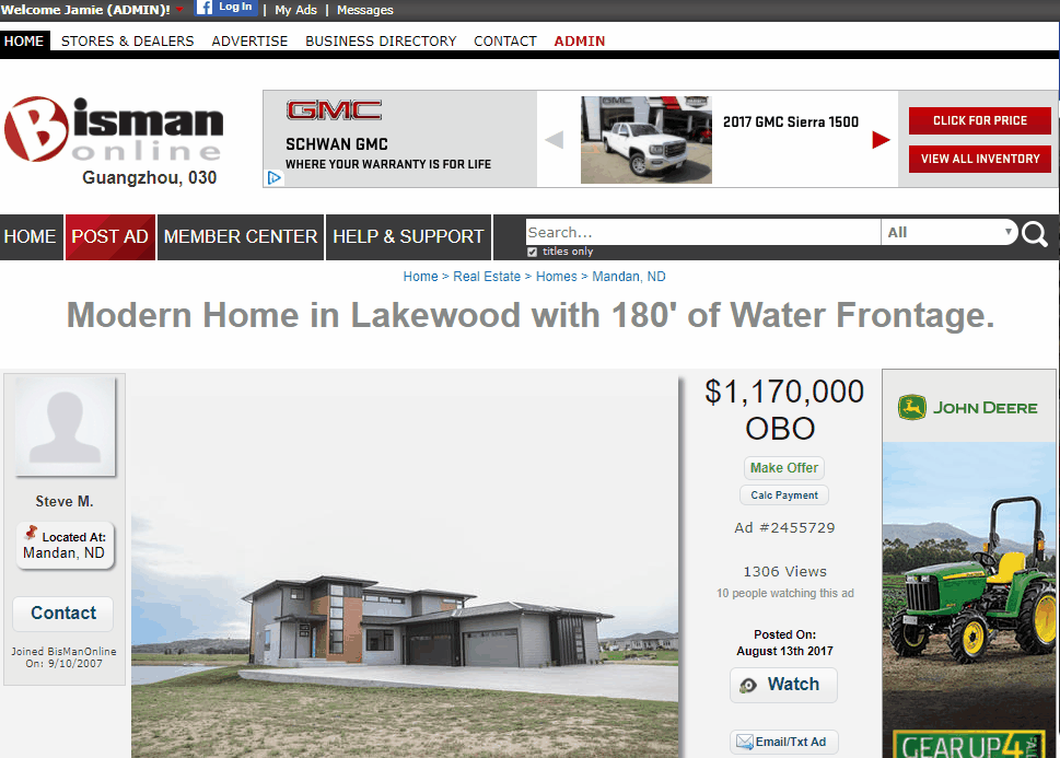 How to Contact the Ad Owner with the Messaging System